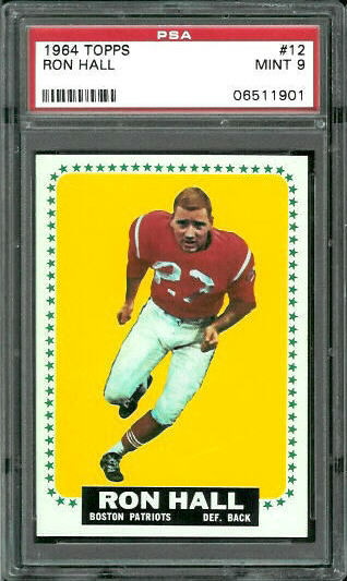 Ron Hall - 1964 Topps #12 - PSA 9