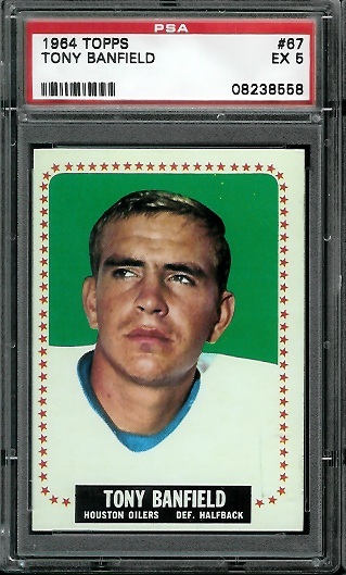 Tony Banfield - 1964 Topps #67 - PSA 5
