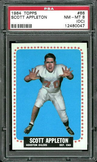 Scott Appleton - 1964 Topps #66 - PSA 8 oc