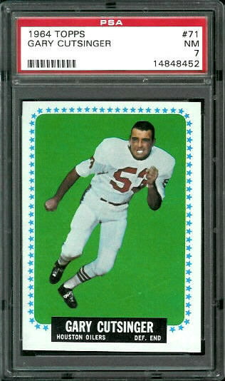 Gary Cutsinger - 1964 Topps #71 - PSA 7