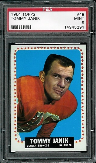 Tom Janik - 1964 Topps #49 - PSA 9