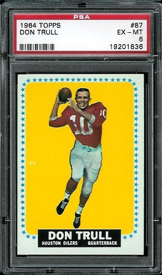 Don Trull - 1964 Topps #87 - PSA 6