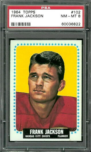 Frank Jackson - 1964 Topps #102 - PSA 8