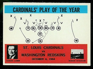 Cardinals Play of the Year - Wally Lemm - 1965 Philadelphia #168 - nm