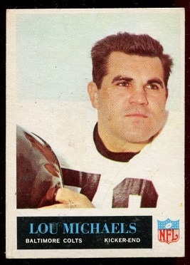 Lou Michaels - 1965 Philadelphia #7 - nm