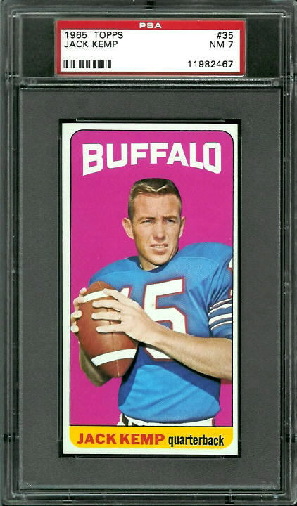 Jack Kemp - 1965 Topps #35 - PSA 7