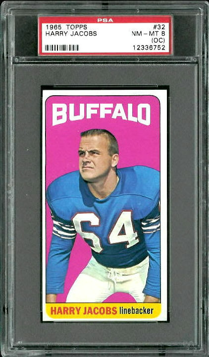 Harry Jacobs - 1965 Topps #32 - PSA 8 oc
