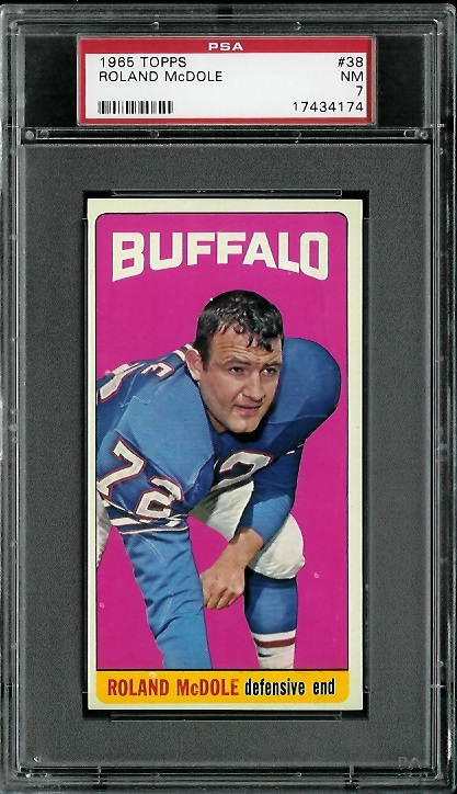 Ron McDole - 1965 Topps #38 - PSA 7