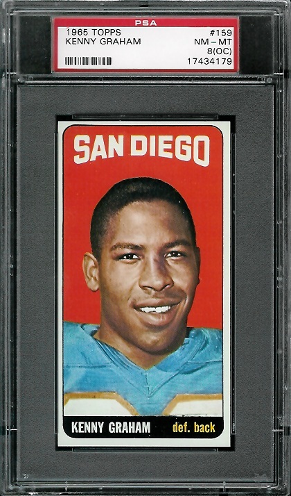 Kenny Graham - 1965 Topps #159 - PSA 8 oc