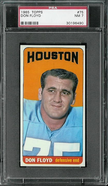Don Floyd - 1965 Topps #75 - PSA 7