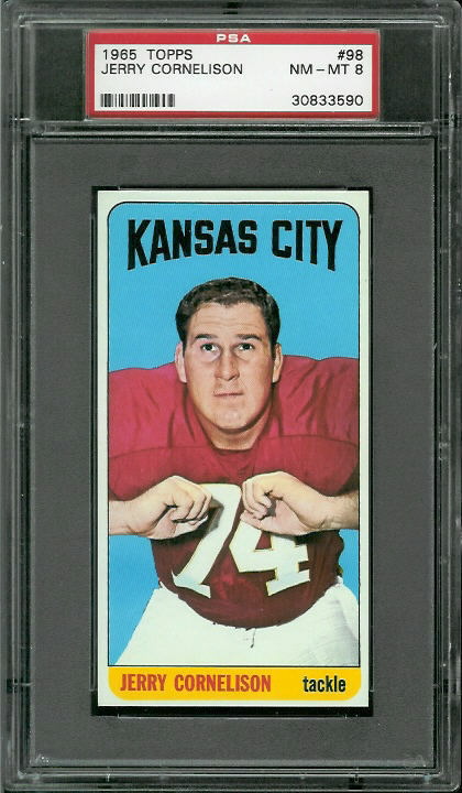 Jerry Cornelison - 1965 Topps #98 - PSA 8