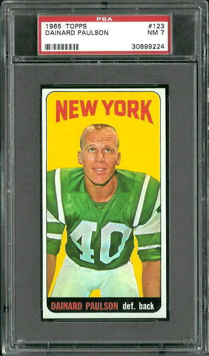 Dainard Paulson - 1965 Topps #123 - PSA 7