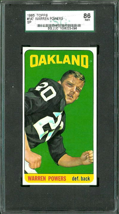 Warren Powers - 1965 Topps #147 - SGC 86