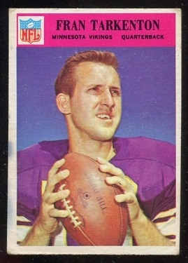 Fran Tarkenton - 1966 Philadelphia #114 - vg-ex