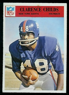 Clarence Childs - 1966 Philadelphia #121 - exmt
