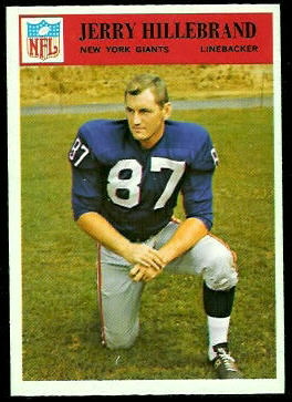 Jerry Hillebrand - 1966 Philadelphia #123 - nm st