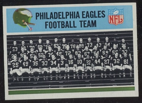 1966 Philadelphia #131 - Philadelphia Eagles Team - nm