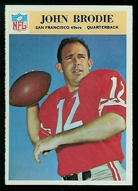 John Brodie - 1966 Philadelphia #173 - nm