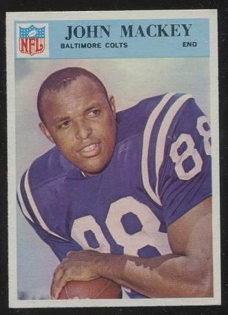 John Mackey - 1966 Philadelphia #18 - ex+