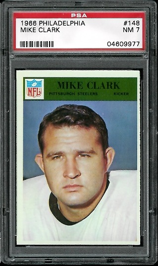 Mike Clark - 1966 Philadelphia #148 - PSA 7