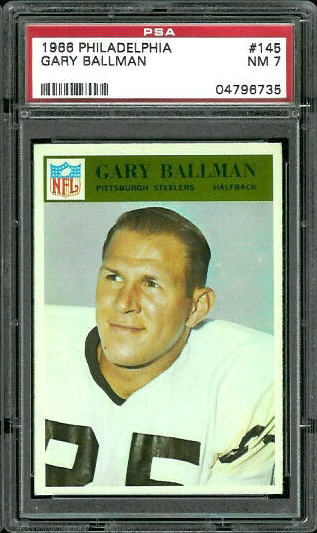 Gary Ballman - 1966 Philadelphia #145 - PSA 7
