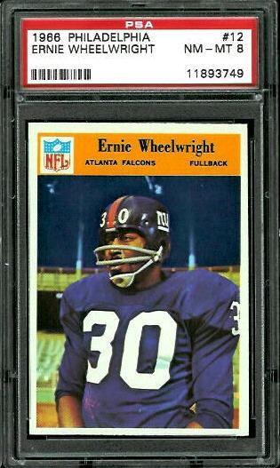 Ernie Wheelwright - 1966 Philadelphia #12 - PSA 8