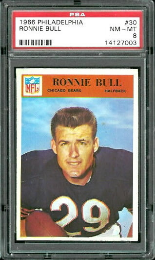 Ron Bull - 1966 Philadelphia #30 - PSA 8