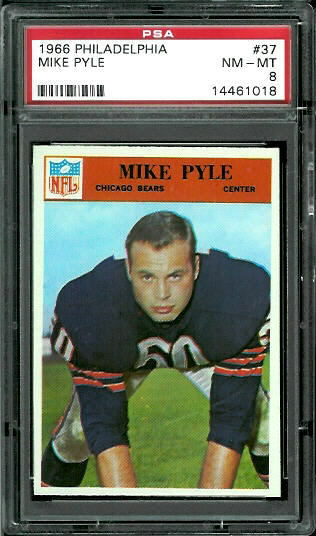 Mike Pyle - 1966 Philadelphia #37 - PSA 8