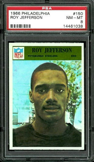 Roy Jefferson - 1966 Philadelphia #150 - PSA 8