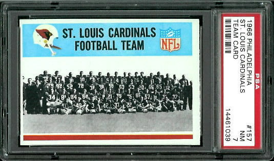 Cardinals Team - 1966 Philadelphia #157 - PSA 7