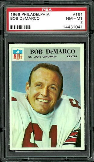 Bob DeMarco - 1966 Philadelphia #161 - PSA 8