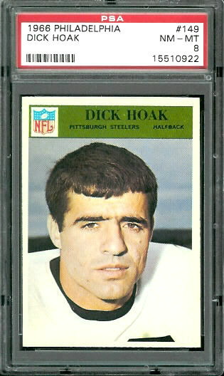 Dick Hoak - 1966 Philadelphia #149 - PSA 8