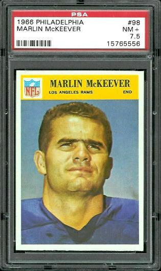 Marlin McKeever - 1966 Philadelphia #98 - PSA 7.5