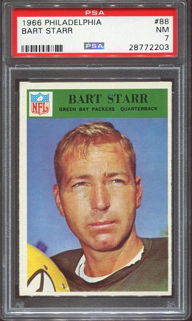 1966 Philadelphia #88 - Bart Starr - PSA 7