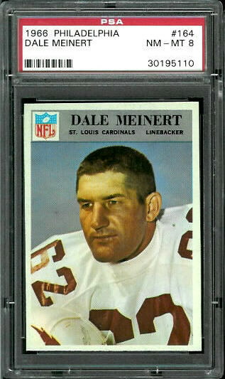 Dale Meinert - 1966 Philadelphia #164 - PSA 8
