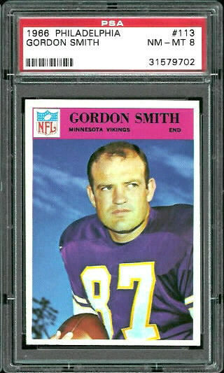 Gordon Smith - 1966 Philadelphia #113 - PSA 8