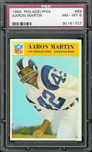 Aaron Martin - 1966 Philadelphia #99 - PSA 8