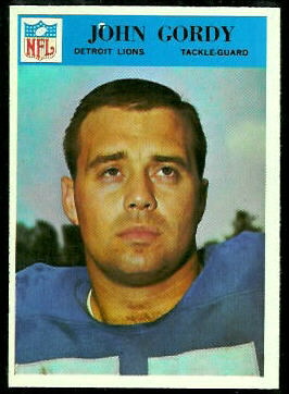 John Gordy - 1966 Philadelphia #68 - ex
