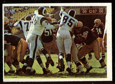Packers play - 1966 Philadelphia #91 - exmt