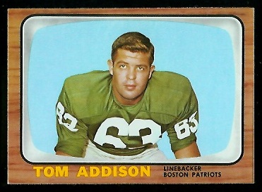 Tommy Addison - 1966 Topps #1 - exmt