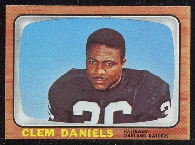 1966 Topps #107 - Clem Daniels - nm