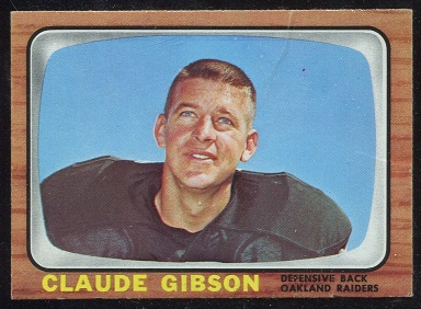 1966 Topps #110 - Claude Gibson - g+