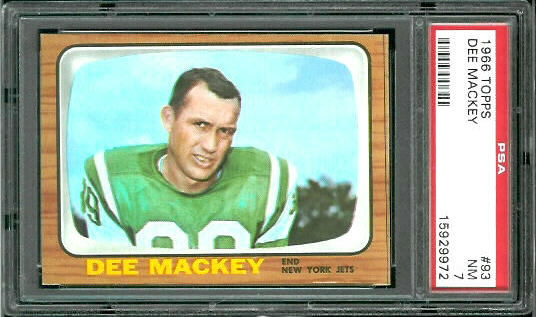 Dee Mackey - 1966 Topps #93 - PSA 7