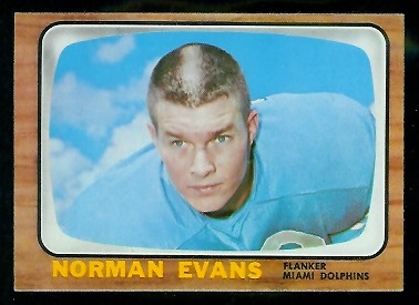 1966 Topps #77 - Norm Evans - nm