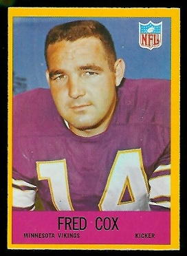 Fred Cox - 1967 Philadelphia #100 - nm