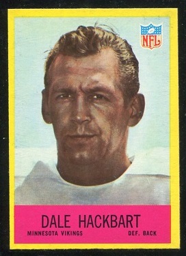 Dale Hackbart - 1967 Philadelphia #102 - nm oc