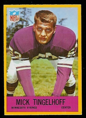 Mick Tingelhoff - 1967 Philadelphia #107 - exmt