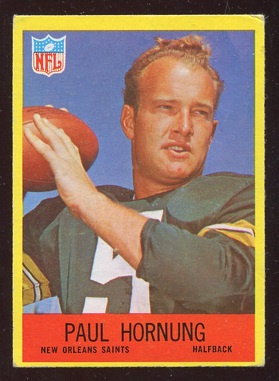 1967 Philadelphia #123 - Paul Hornung - vg-ex