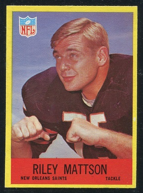 Riley Mattson - 1967 Philadelphia #127 - nm+