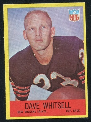 Dave Whitsell - 1967 Philadelphia #130 - nm+